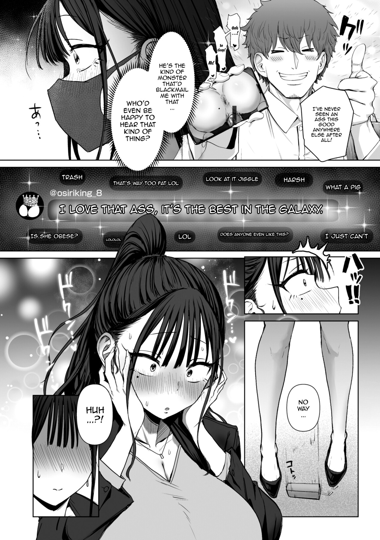 Hentai Manga Comic-I, A Guy Who Tells Women Apart By Their Asses, Got Blackmail On My Superior At Work 2-Read-10